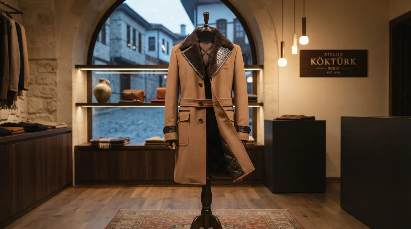 Parlar Butik kaz tüyü izolasyonlu kışlık lüks kaban